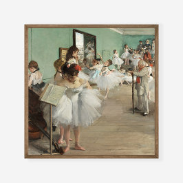 Edgar Degas De Dansklasse Schilderkunst Print