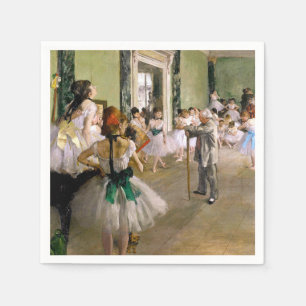 Edgar Degas de dansklasse Servet