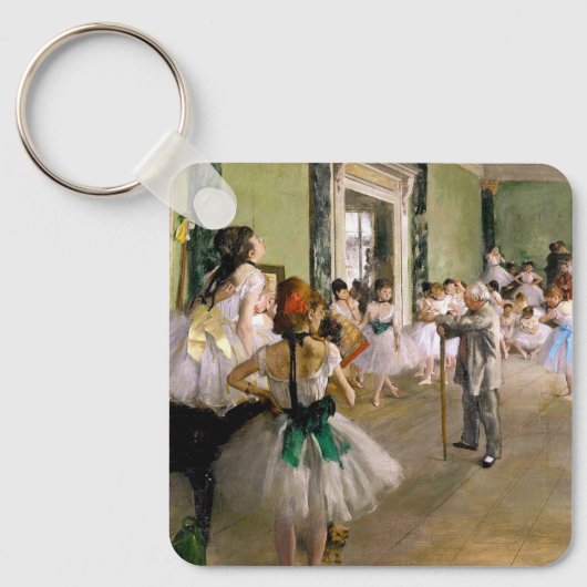 Edgar Degas de dansklasse Sleutelhanger (Voorkant)