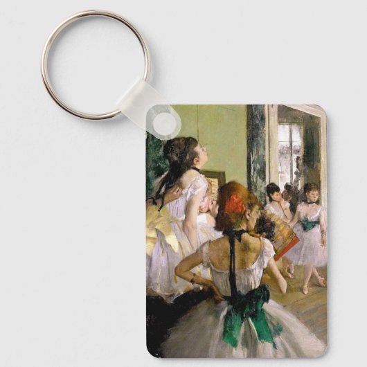 Edgar Degas de dansklasse Sleutelhanger (Voorkant)