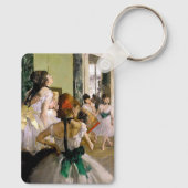 Edgar Degas de dansklasse Sleutelhanger (Achterkant)