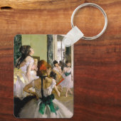 Edgar Degas de dansklasse Sleutelhanger (Achterkant)