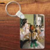 Edgar Degas de dansklasse Sleutelhanger (Voorkant)