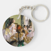 Edgar Degas de dansklasse Sleutelhanger (Achterkant)