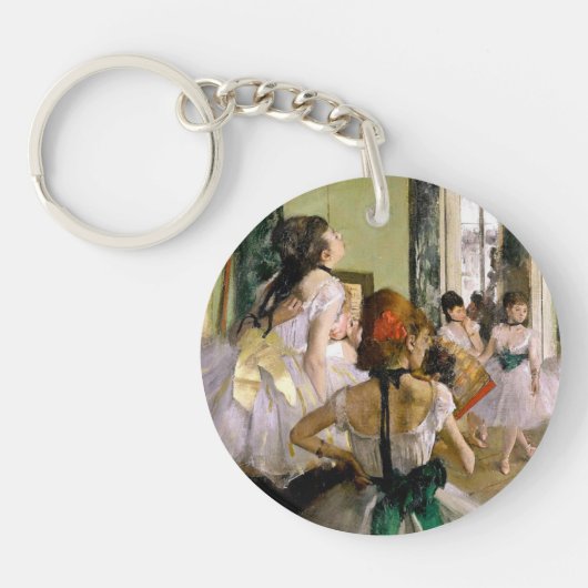 Edgar Degas de dansklasse Sleutelhanger (Voorkant)
