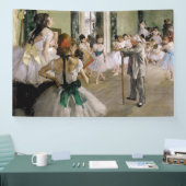 Edgar Degas - De dansklasse Spandoek (Beurs)