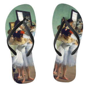 Edgar Degas - De dansklasse Teenslippers