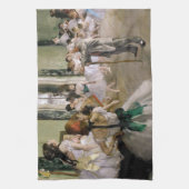 Edgar Degas - De dansklasse Theedoek (Verticaal)