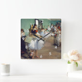 Edgar Degas - De dansklasse Vierkante Klok (Huis)