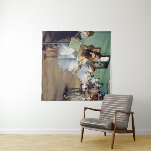 Edgar Degas - De dansklasse Wandkleed (In Situ (horizontaal))