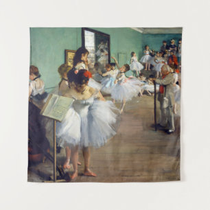 Edgar Degas - De dansklasse Wandkleed
