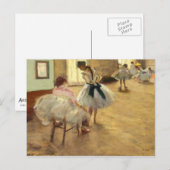 Edgar Degas de dansles Briefkaart (Voorkant / Achterkant)