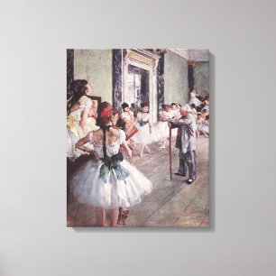 Edgar Degas De Dansles Canvas Afdruk