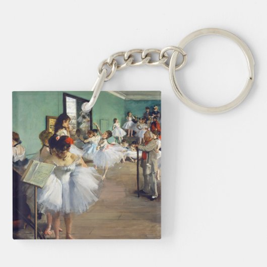 Edgar Degas - De Dansles Sleutelhanger (Achterkant)