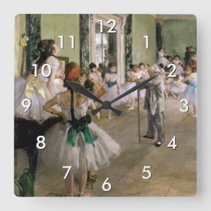 Edgar Degas - De Dansles Vierkante Klok