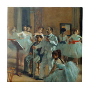 Edgar Degas De danszaal bij de Opera Tegeltje