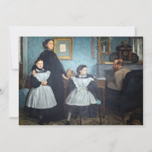 Edgar Degas - De familie Bellelli Bedankkaart