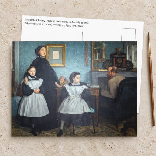Edgar Degas - De familie Bellelli Briefkaart