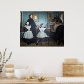 Edgar Degas - De familie Bellelli Poster (Keuken)