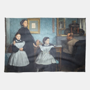 Edgar Degas - De familie Bellelli Theedoek