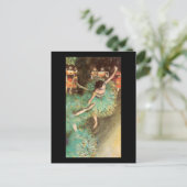 Edgar Degas De Groene Dancer Briefkaart (Staand voorkant)