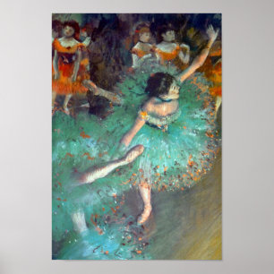 Edgar Degas - De groene dansers - Balletsdans Poster