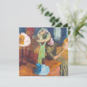 Edgar Degas - De Millinery Shop Kaart (Staand voorkant)