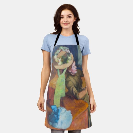Edgar Degas - De Millinery Shop Schort (Gedragen)