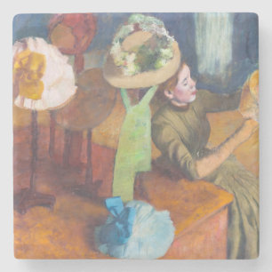 Edgar Degas - De Millinery Shop Stenen Onderzetter