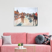 Edgar Degas - De Parade Canvas Afdruk (Insitu (Woonkamer))