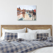 Edgar Degas - De Parade Canvas Afdruk (Insitu (Slaapkamer))
