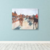Edgar Degas - De Parade Canvas Afdruk (Insitu (Houten vloer))
