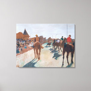 Edgar Degas - De parade Canvas Afdruk