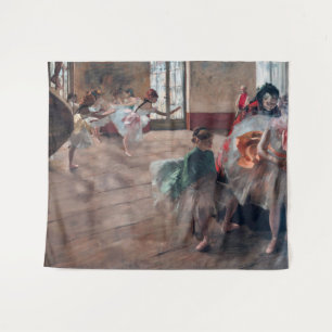 Edgar Degas - De repetitie Wandkleed