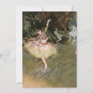 Edgar Degas - De Ster 1878 Kaart