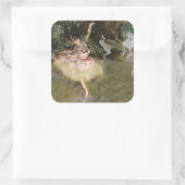 Edgar Degas - De Ster 1878 Vierkante Sticker (Tas)