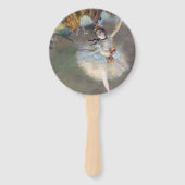 Edgar Degas - De ster/danser in het werkgebied Handwaaier (Achterkant)