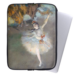 Edgar Degas - De ster/danser in het werkgebied Laptop Sleeve