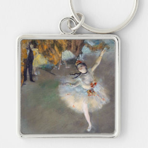 Edgar Degas - De ster/danser in het werkgebied Sleutelhanger