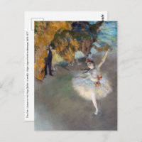 Edgar Degas - De Ster / Danseres op het Podium