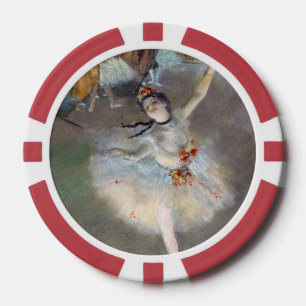 Edgar Degas - De Ster / Danseres op het Podium Poker Chips