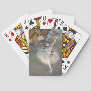 Edgar Degas - De Ster / Danseres op het Podium Pokerkaarten