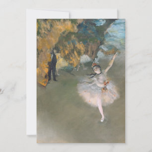 Edgar Degas De ster of danser in het werkgebied Bedankkaart