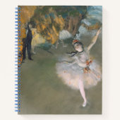 Edgar Degas | De ster of danser in het werkgebied Notitieboek (Voorkant)