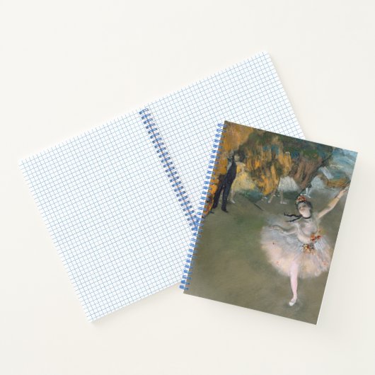 Edgar Degas | De ster of danser in het werkgebied Notitieboek (Binnen)