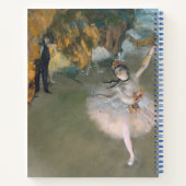 Edgar Degas | De ster of danser in het werkgebied Notitieboek (Achterkant)