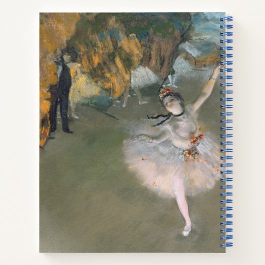 Edgar Degas | De ster of danser in het werkgebied Notitieboek (Achterkant)