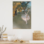 Edgar Degas | De ster of danser in het werkgebied Poster (Keuken)