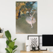 Edgar Degas | De ster of danser in het werkgebied Poster (Thuiskantoor)