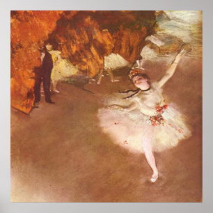 Edgar Degas De ster Poster